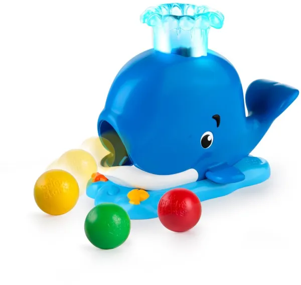 Verspielter und spritzender Wal