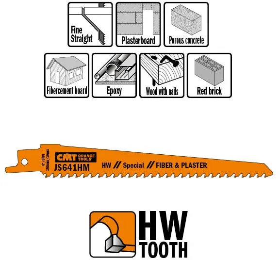 CMT Bajonettsägeblatt 150mm HM Spec