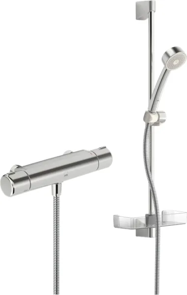 Oras Apollo Duschset mit Nova-Thermostatarmatur, Chrom