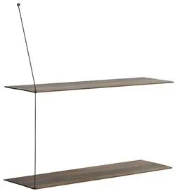 Woud Stedge Regal Geräucherte Eiche 80 Cm