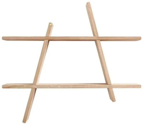 Andersen Furniture A-Shelf Regal Groß 78x12x67 Geölte Natürliche Eiche