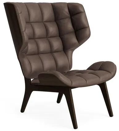 NORR11 Mammoth Sessel Dunkle Rauchige Eiche/Dunkelbraun 21001