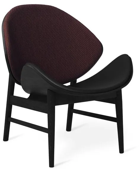 Warm Nordic The Orange Sessel mit Sitz und Rückenlehne Mosaic 682/Schwarzeiche