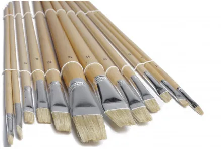Artino Malerpinsel-/Künstlerpinselset Flach Ass. Größen - 12 Stk.