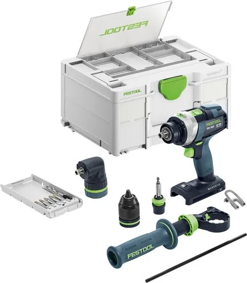 Festool Akku-Schlagbohr-/Schraubmaschine TPC 18/4 I-Basic-Set QUADRIVE