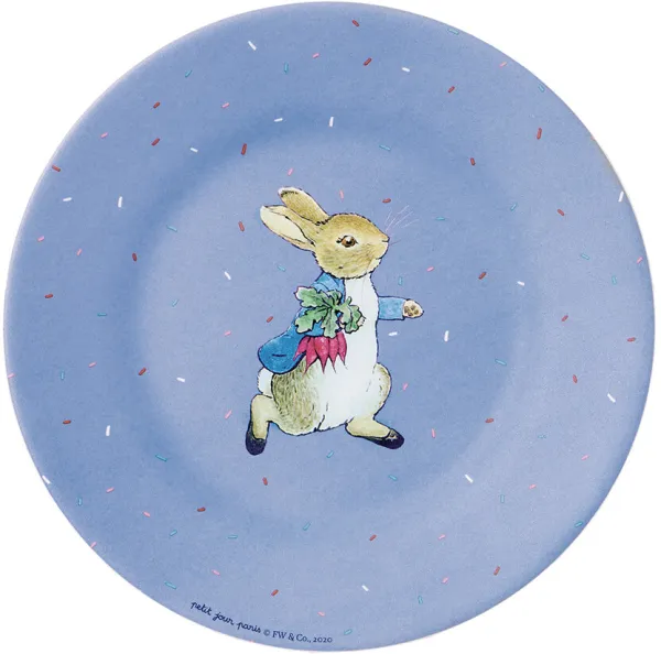 Peter Hase, Teller blau