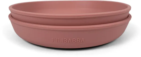 Silikone Teller - rose