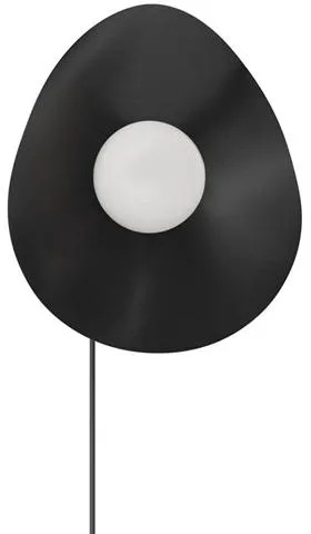 NORR11 Fuji Wandleuchte Klein Burned Black